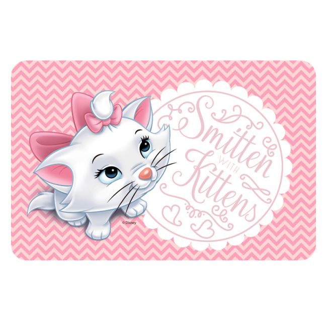Коврик под миску Disney Marie pink, 430*280мм