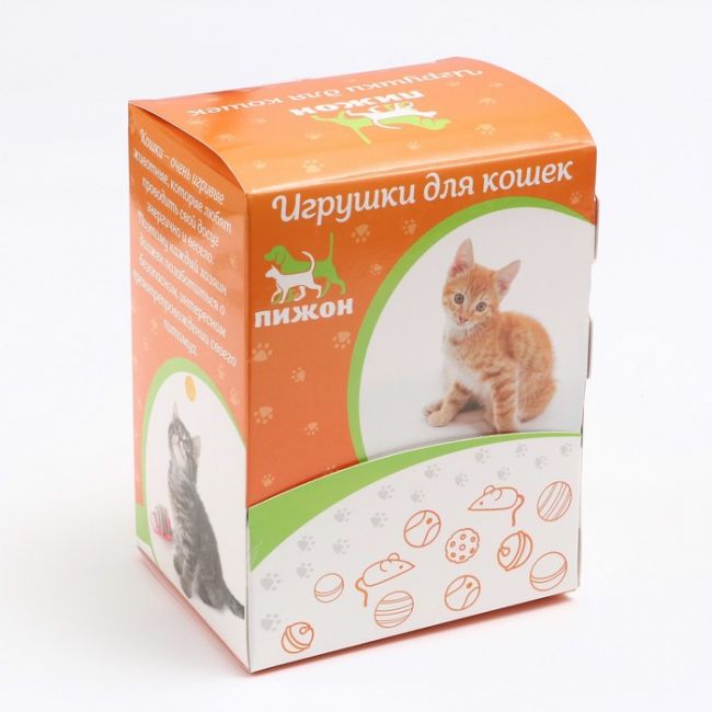Игрушка для кошек "Мышь малая", 5 см, фасовка 60 шт, микс цветов Игрушка для кошек "Мышь малая", 5 см, фасовка 60 шт, микс цветов