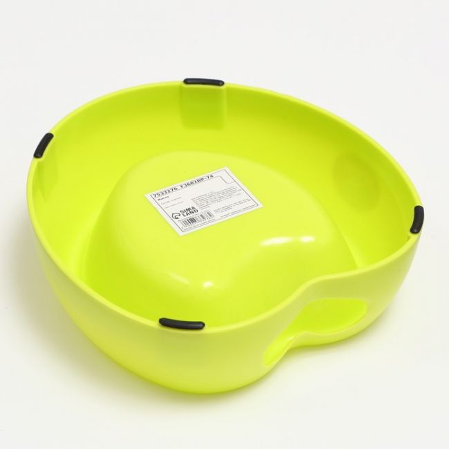 Миска "Сердце" 20,5 х 19 х 6 см, зелёная Миска "Сердце" 20,5 х 19 х 6 см, зелёная