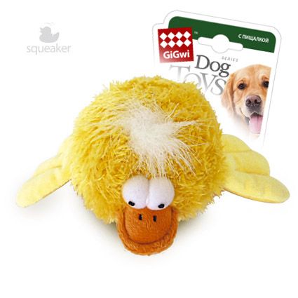 75089 Игрушка для собак Утка с пищалкой 12см, серия PLUSH FRIENDZ 75089 Игрушка для собак Утка с пищалкой 12см, серия PLUSH FRIENDZ
