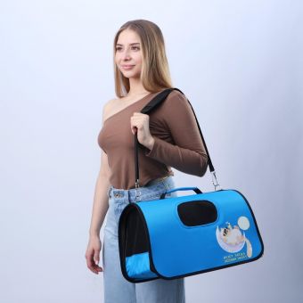 Сумка - переноска раскладная, каркасная «Везёт» 43x20x27 см Сумка - переноска раскладная, каркасная «Везёт» 43x20x27 см