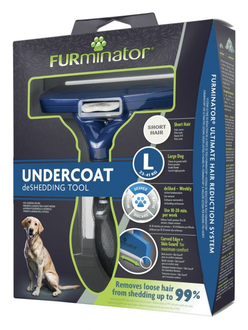 Фурминатор FURminator L для крупных собак с короткой шерстью Фурминатор FURminator L для крупных собак с короткой шерстью
