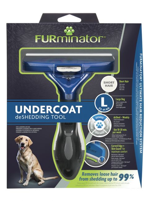 Фурминатор FURminator L для крупных собак с короткой шерстью Фурминатор FURminator L для крупных собак с короткой шерстью