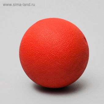 Игрушка "Цельнолитой шар" большой, 8 см, каучук, красный Игрушка "Цельнолитой шар" большой, 8 см, каучук, красный