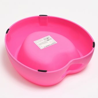 Миска "Сердце" 23,5 х 22 х 6 см, розовая Миска "Сердце" 23,5 х 22 х 6 см, розовая