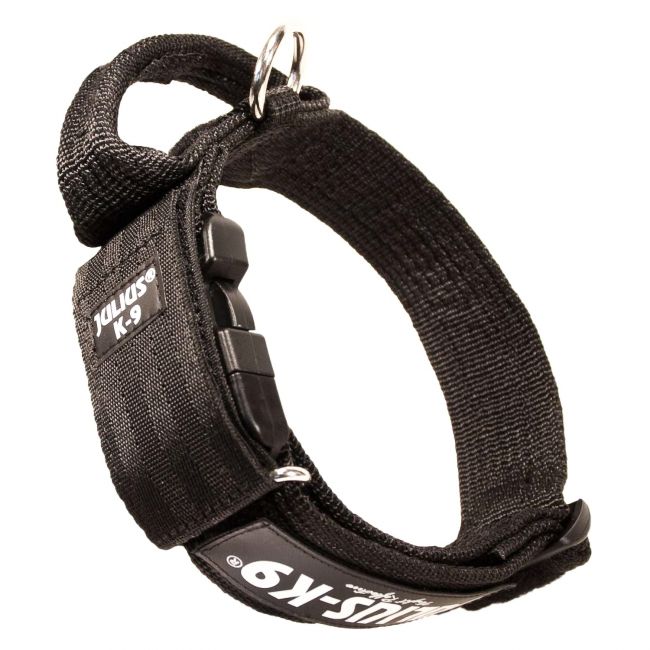 JULIUS-K9 ошейник для собак Color & Gray (47-67см/5см), закрытая ручка + скрытый локер, черный СКИДКА 50% JULIUS-K9 ошейник для собак Color & Gray (47-67см/5см), закрытая ручка + скрытый локер, черный СКИДКА 50%