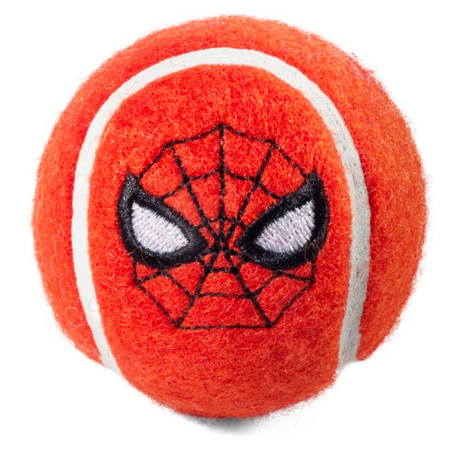 Игрушка для собак Marvel Человек Паук «Мяч теннисный», d70мм Игрушка для собак Marvel Человек Паук «Мяч теннисный», d70мм