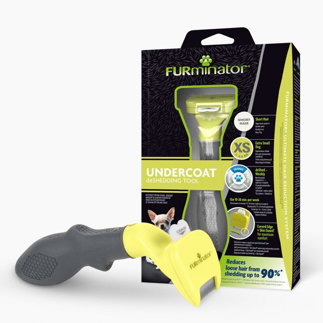 Фурминатор FURminator XS для миниатюрных собак с короткой шерстью Фурминатор FURminator XS для миниатюрных собак с короткой шерстью