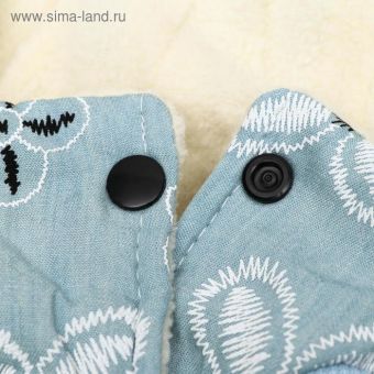 Куртка для собак с цветами, XL (ДС 35 см, ОШ 32 см, ОГ 49 см), голубая Куртка для собак с цветами, XL (ДС 35 см, ОШ 32 см, ОГ 49 см), голубая