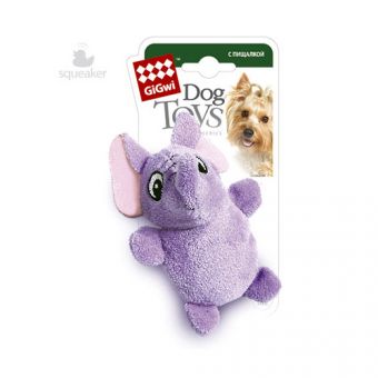 75013 Игрушка для собак Слон с пищалкой 9см, серия PLUSH FRIENDZ 75013 Игрушка для собак Слон с пищалкой 9см, серия PLUSH FRIENDZ