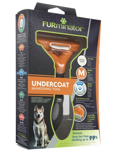 Фурминатор FURminator M для средних собак с короткой шерстью. Фурминатор FURminator M для средних собак с короткой шерстью.