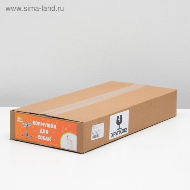 Подставка с мисками, 2 х 1 л, высота 40 см, разборная, серо-зелёная шагрень Подставка с мисками, 2 х 1 л, высота 40 см, разборная, серо-зелёная шагрень