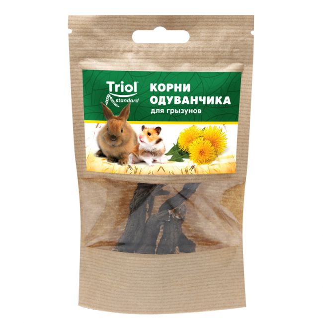 Лакомство корни одуванчика для грызунов, 10г, Тriol Standard Лакомство корни одуванчика для грызунов, 10г, Тriol Standard