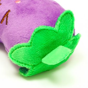 Игрушка для собак «Баклажан» с пищалкой, 20 см, фиолетовая Игрушка для собак «Баклажан» с пищалкой, 20 см, фиолетовая