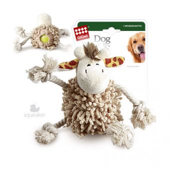 75072 Игрушка для собак Жираф с теннисным мячом 20см, серия CATCH & FETCH 75072 Игрушка для собак Жираф с теннисным мячом 20см, серия CATCH & FETCH