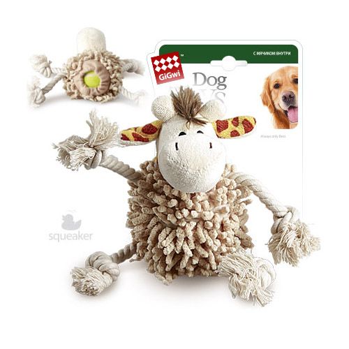 75072 Игрушка для собак Жираф с теннисным мячом 20см, серия CATCH & FETCH 75072 Игрушка для собак Жираф с теннисным мячом 20см, серия CATCH & FETCH
