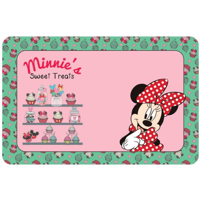 Коврик под миску Disney Minnie & Treats, 430x280мм Коврик под миску Disney Minnie & Treats, 430x280мм