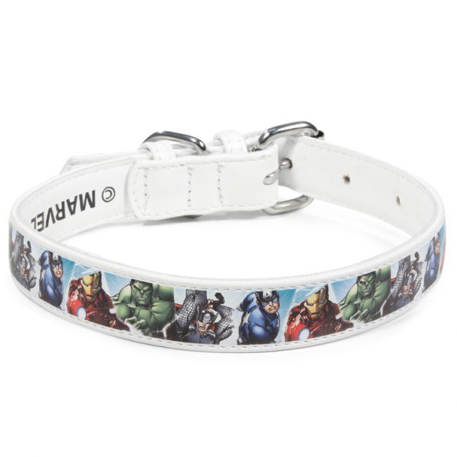 Ошейник кожаный Marvel Мстители, размер L (ширина 25 мм, длина 380-490мм) Ошейник кожаный Marvel Мстители, размер L (ширина 25 мм, длина 380-490мм)