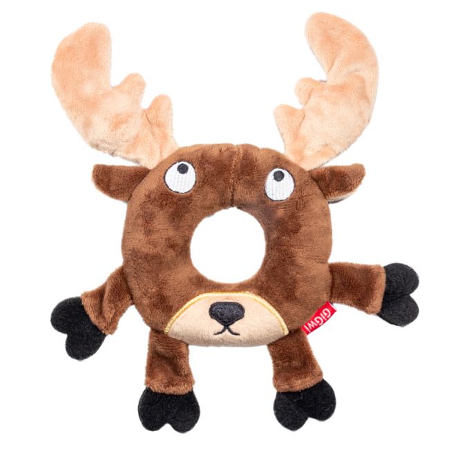 75305 Игрушка для собак Лось с пищалкой 19см, серия PLUSH FRIENDZ 75305 Игрушка для собак Лось с пищалкой 19см, серия PLUSH FRIENDZ