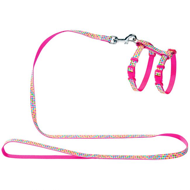 Hunter Smart шлейка для кошек и собак Seventies нейлон розовый Hunter Smart шлейка для кошек и собак Seventies нейлон розовый