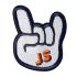 Два шеврона на кнопках JOYSER Walk Patches (НЛО, рок)