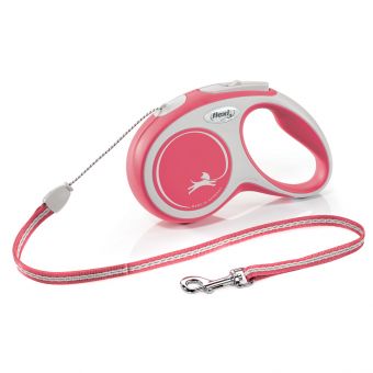 flexi рулетка NEW LINE Comfort S (до 12 кг) трос 5 м серый/красный flexi рулетка NEW LINE Comfort S (до 12 кг) трос 5 м серый/красный