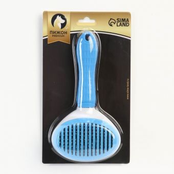 Расчёска с функцией самоочистки Пижон Premium, 10 х 19, голубая Расчёска с функцией самоочистки Пижон Premium, 10 х 19, голубая