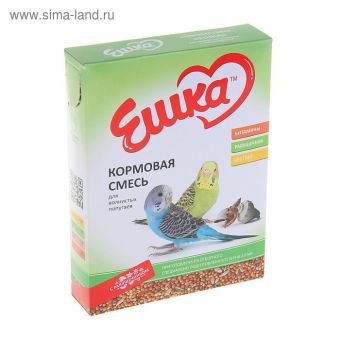 Корм «Ешка» для волнистых попугаев, с ракушечником, 500 г Корм «Ешка» для волнистых попугаев, с ракушечником, 500 г