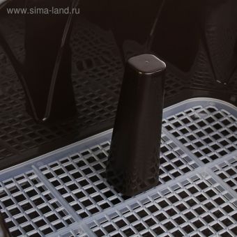 Туалет "Риф" со столбиком, для собак, 40 х 40 см, шоколадный Туалет "Риф" со столбиком, для собак, 40 х 40 см, шоколадный