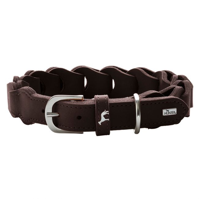 Hunter ошейник для собак Solid Education Chain 55 / 3.5см (39-46см), кожа, коричневый СКИДКА 30% Hunter ошейник для собак Solid Education Chain 55 / 3.5см (39-46см), кожа, коричневый СКИДКА 30%
