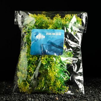 Растение искусственное аквариумное, 5 см, зелёное Растение искусственное аквариумное, 5 см, зелёное