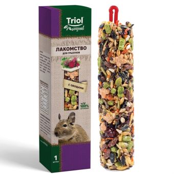 Лакомство для грызунов с овощами, 110г, Triol Original Лакомство для грызунов с овощами, 110г, Triol Original
