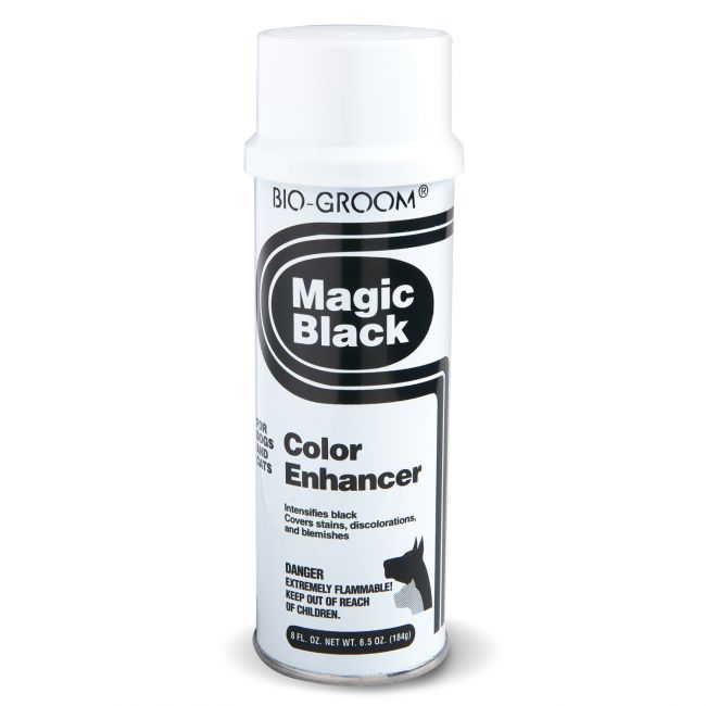 Bio-Groom Magic Black черный выставочный спрей-мелок 236 мл Bio-Groom Magic Black черный выставочный спрей-мелок 236 мл