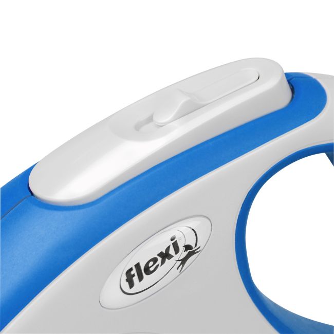flexi рулетка NEW LINE Comfort L (до 60 кг) лента 5 м серый/синий flexi рулетка NEW LINE Comfort L (до 60 кг) лента 5 м серый/синий