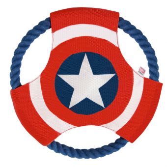 Игрушка для собак Marvel Капитан Америка "Летающий диск", 220мм Игрушка для собак Marvel Капитан Америка "Летающий диск", 220мм