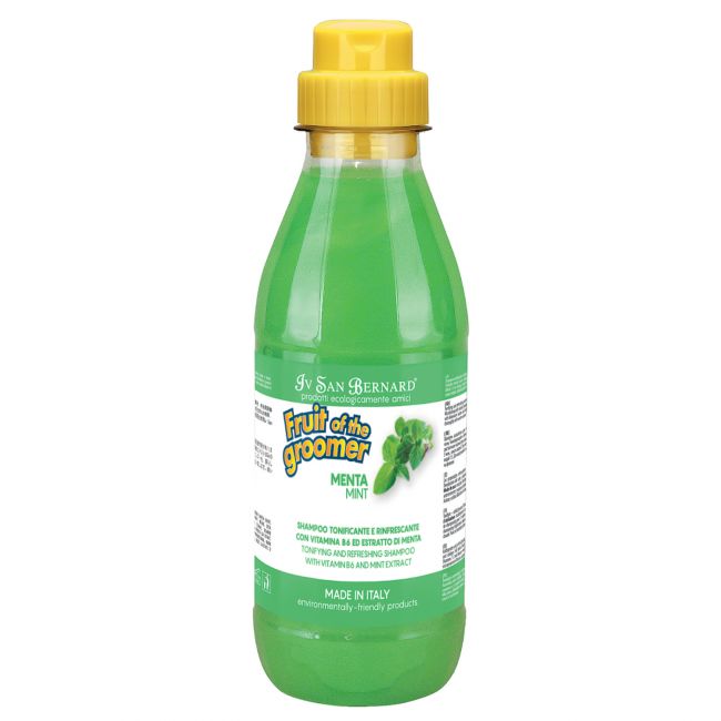 ISB Fruit of the Groomer Mint Шампунь для любого типа шерсти с витамином В6 500 мл ISB Fruit of the Groomer Mint Шампунь для любого типа шерсти с витамином В6 500 мл