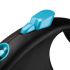 flexi рулетка Black Design S (до 15 кг) 5 м лента черный/синий flexi рулетка Black Design S (до 15 кг) 5 м лента черный/синий