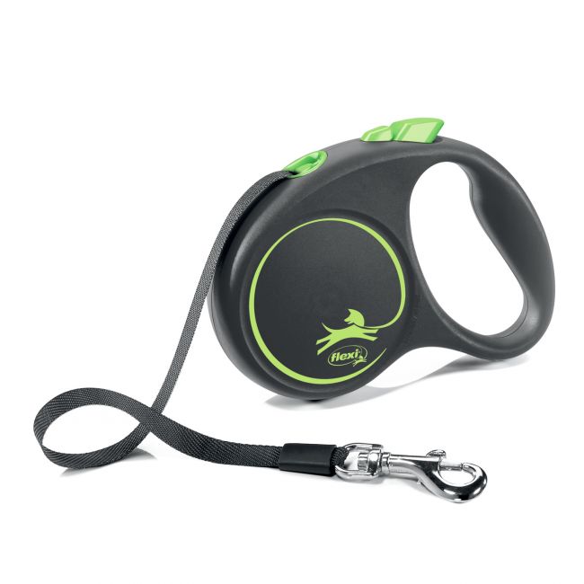 flexi рулетка Black Design S (до 15 кг) 5 м лента черный/зеленый flexi рулетка Black Design S (до 15 кг) 5 м лента черный/зеленый