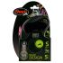 flexi рулетка Black Design S (до 15 кг) 5 м лента черный/розовый flexi рулетка Black Design S (до 15 кг) 5 м лента черный/розовый