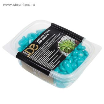 Грунт для аквариума (5-10 мм), бирюзовый, 350 г Грунт для аквариума (5-10 мм), бирюзовый, 350 г