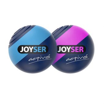 Игрушка для собак JOYSER Active Два резиновых мяча с пищалкой M голубой, розовый, 6,3 см Игрушка для собак JOYSER Active Два резиновых мяча с пищалкой M голубой, розовый, 6,3 см