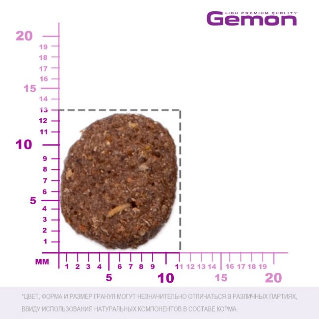 Сухой корм Gemon Dog Medium для взрослых собак средних пород, с ягненком и рисом 3 кг