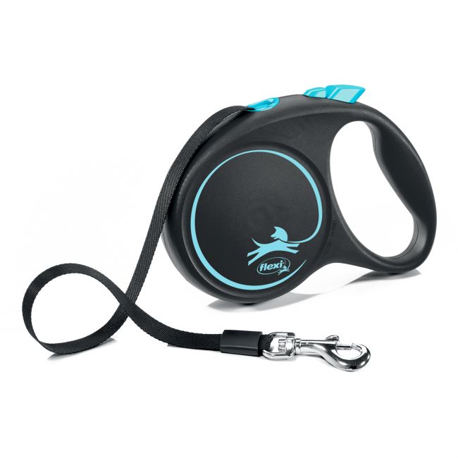 flexi рулетка Black Design M (до 25 кг) 5 м лента черный/синий flexi рулетка Black Design M (до 25 кг) 5 м лента черный/синий