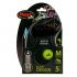 flexi рулетка Black Design M (до 25 кг) 5 м лента черный/синий flexi рулетка Black Design M (до 25 кг) 5 м лента черный/синий