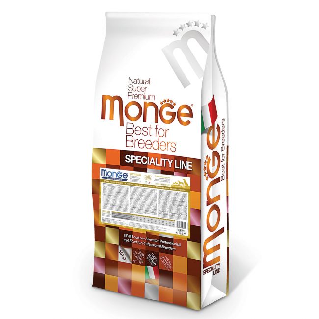 Сухой корм Monge Dog PFB Specialty Monoprotein 25/15 для взрослых собак всех пород с курицей, рисом и картофелем 15 кг Сухой корм Monge Dog PFB Specialty Monoprotein 25/15 для взрослых собак всех пород с курицей, рисом и картофелем 15 кг