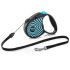 Поводок-рулетка для собак Flexi Life Geometry Blue S 5м до 12кг, трос Поводок-рулетка для собак Flexi Life Geometry Blue S 5м до 12кг, трос