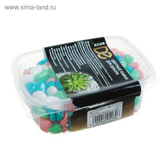 Грунт для аквариума (5-10 мм), салатовый-белый-бирюзовый-розовый, 350 г Грунт для аквариума (5-10 мм), салатовый-белый-бирюзовый-розовый, 350 г