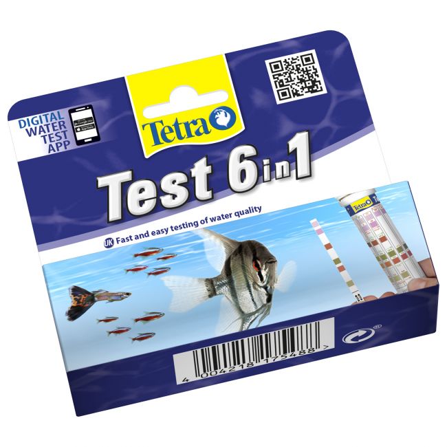 TetraTest 6 в 1 GH/KH/NO2/NO3/pH/Cl полоски для пресной воды 25 шт. СКИДКА 50% TetraTest 6 в 1 GH/KH/NO2/NO3/pH/Cl полоски для пресной воды 25 шт. СКИДКА 50%