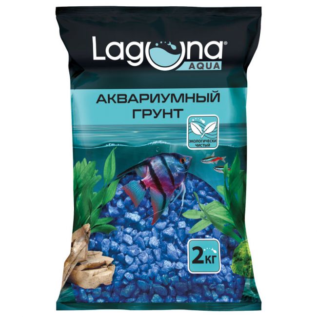 Грунт Сапфир, 2кг, 2-5мм, Laguna Грунт Сапфир, 2кг, 2-5мм, Laguna