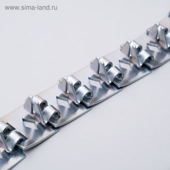 Ошейник строгий пластинчатый, цинк, 55 х 2,3 см